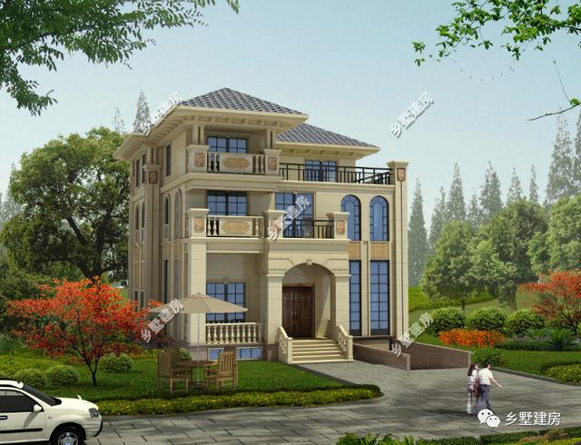 四層農(nóng)村自建房設(shè)計(jì)圖，精致又美麗