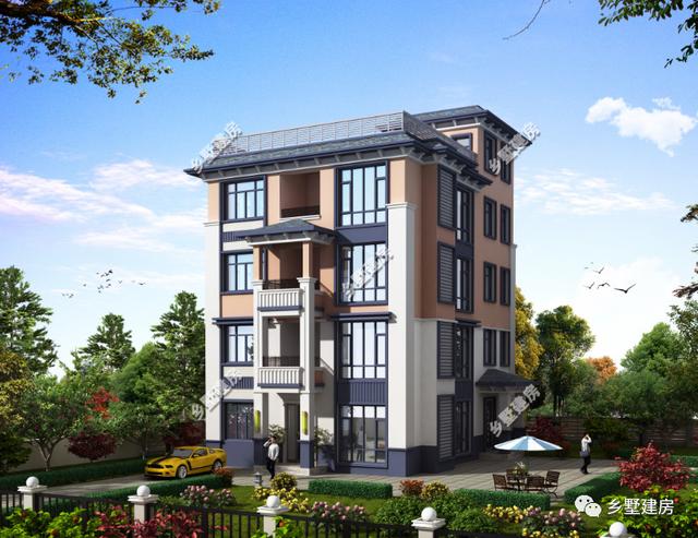 四層農(nóng)村自建房設(shè)計(jì)圖，精致又美麗