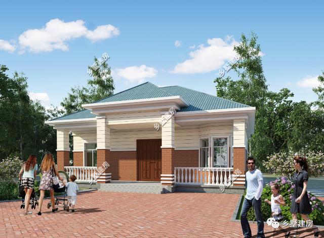 一款很適合用來(lái)當(dāng)作周末度假的典雅別墅，設(shè)計(jì)優(yōu)美，簡(jiǎn)約大氣