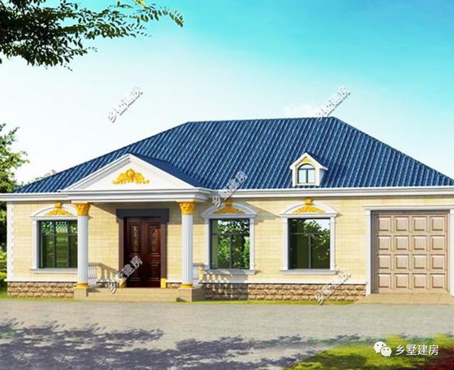 一款很適合用來(lái)當(dāng)作周末度假的典雅別墅，設(shè)計(jì)優(yōu)美，簡(jiǎn)約大氣