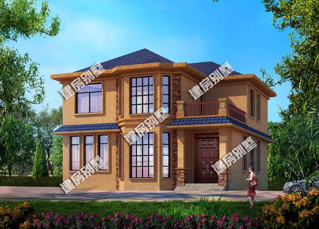 二層自建房設(shè)計(jì)圖，11.74x12.9米，帶堂屋設(shè)計(jì)，足夠滿足需要