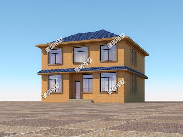 二層自建房設(shè)計(jì)圖，11.74x12.9米，帶堂屋設(shè)計(jì)，足夠滿足需要