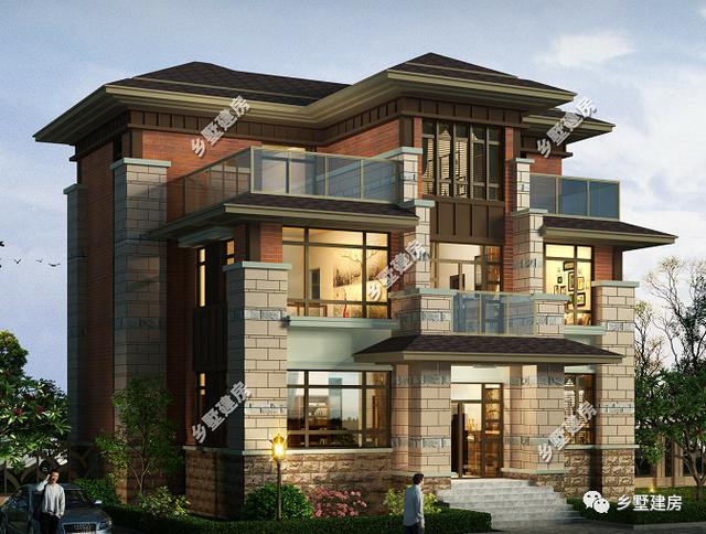 30萬三層農(nóng)村小別墅設(shè)計圖，大方美觀，性價比超高