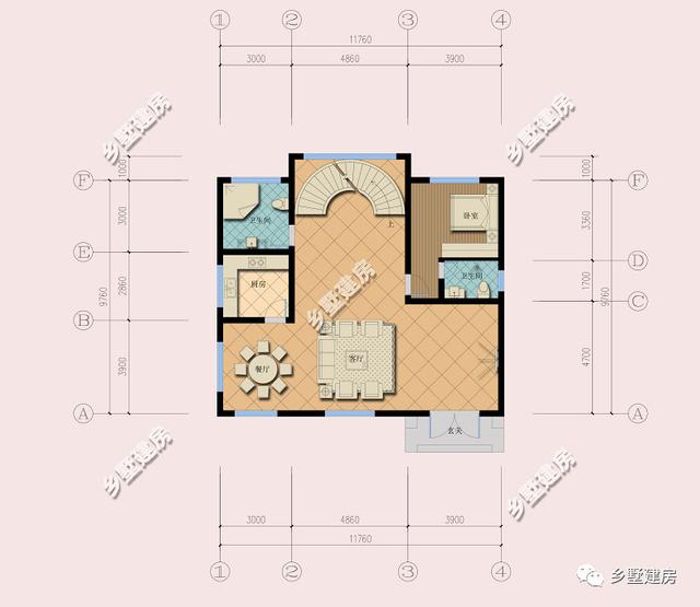 30萬三層農(nóng)村小別墅設(shè)計圖，大方美觀，性價比超高