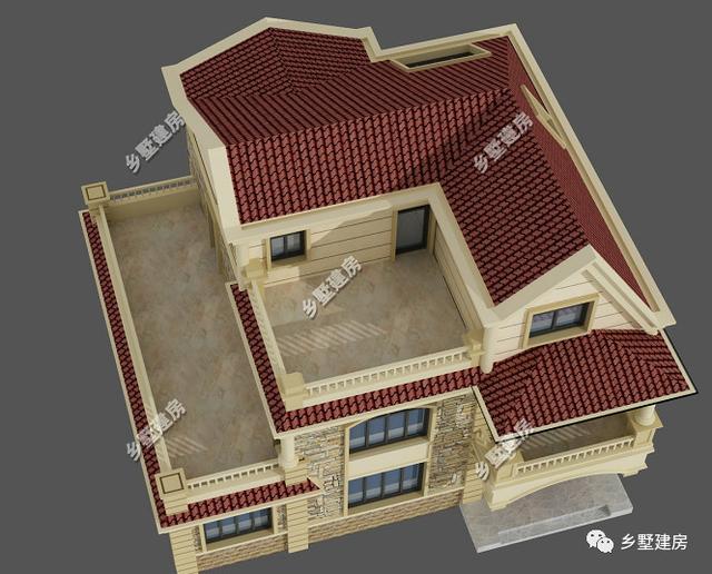 30萬三層農(nóng)村小別墅設(shè)計圖，大方美觀，性價比超高