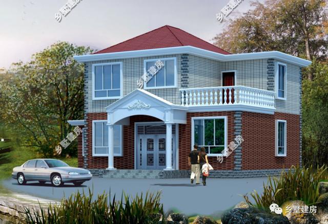 二層別墅設(shè)計(jì)圖，多窗設(shè)計(jì)，通風(fēng)采光效果沒得挑