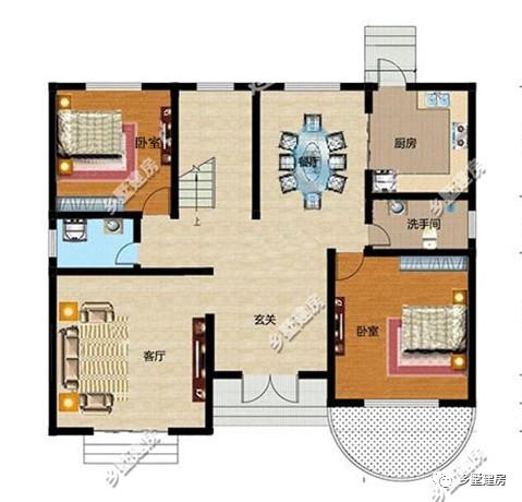 兩款超美的農(nóng)村自建別墅設(shè)計圖，趁年輕建一套吧