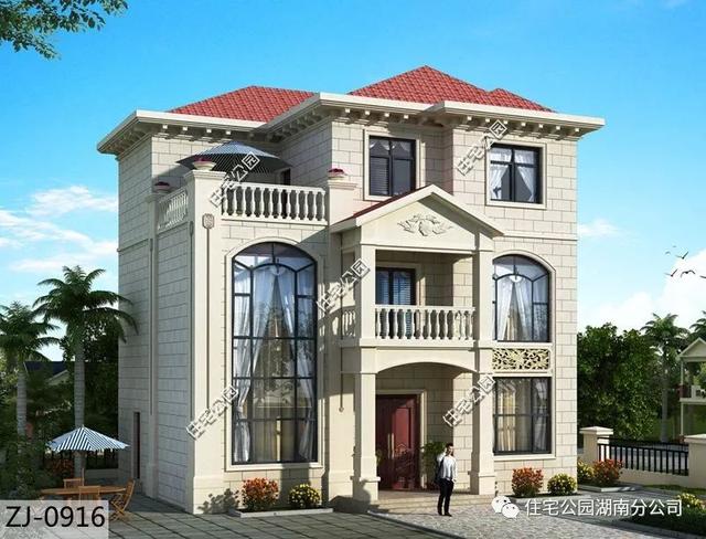 農(nóng)村歐式別墅設計圖，106平6室2廳，這樣的戶型很多人都喜歡