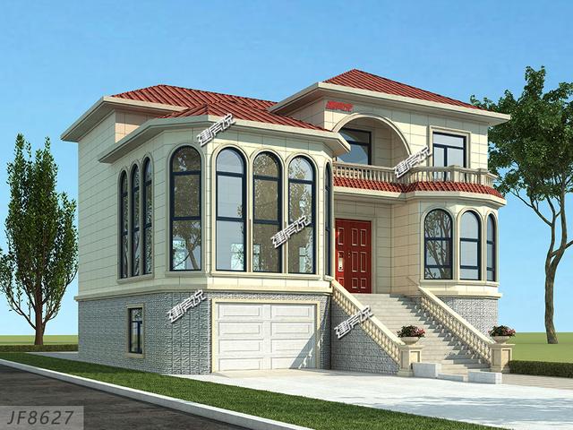 三層別墅設(shè)計(jì)圖，漂亮大氣，建一棟，讓別人羨慕去吧