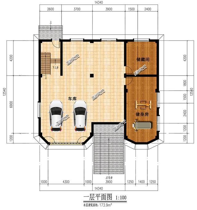 三層別墅設(shè)計(jì)圖，漂亮大氣，建一棟，讓別人羨慕去吧