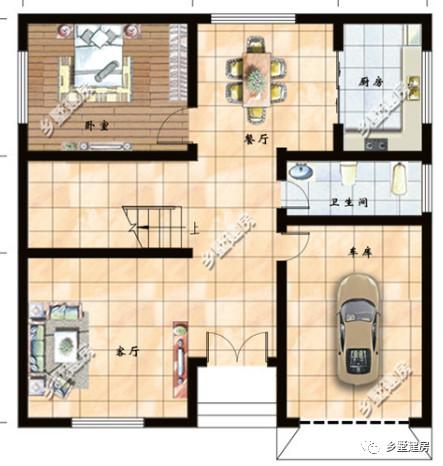 二層農(nóng)村自建房小戶型設(shè)計(jì)圖，適合小宅基地的家庭建造