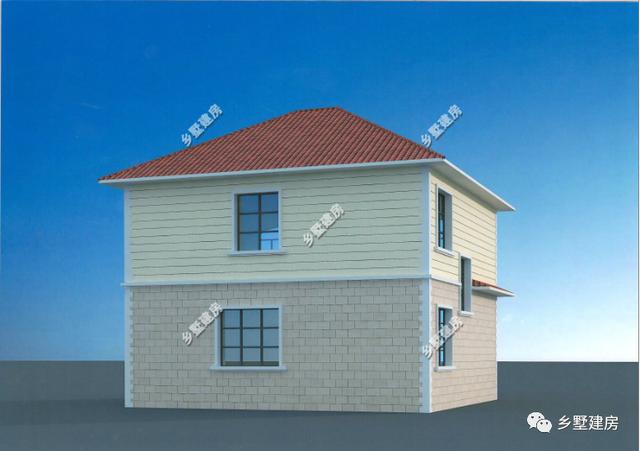 二層農(nóng)村自建房小戶型設(shè)計(jì)圖，適合小宅基地的家庭建造