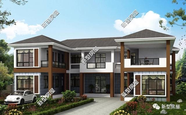 精選6款二層農(nóng)村別墅設(shè)計圖，養(yǎng)老還是度假必選的一款！