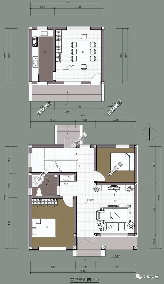 精選6款二層農(nóng)村別墅設(shè)計圖，養(yǎng)老還是度假必選的一款！