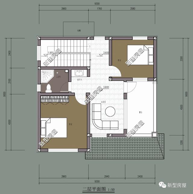 精選6款二層農(nóng)村別墅設(shè)計圖，養(yǎng)老還是度假必選的一款！