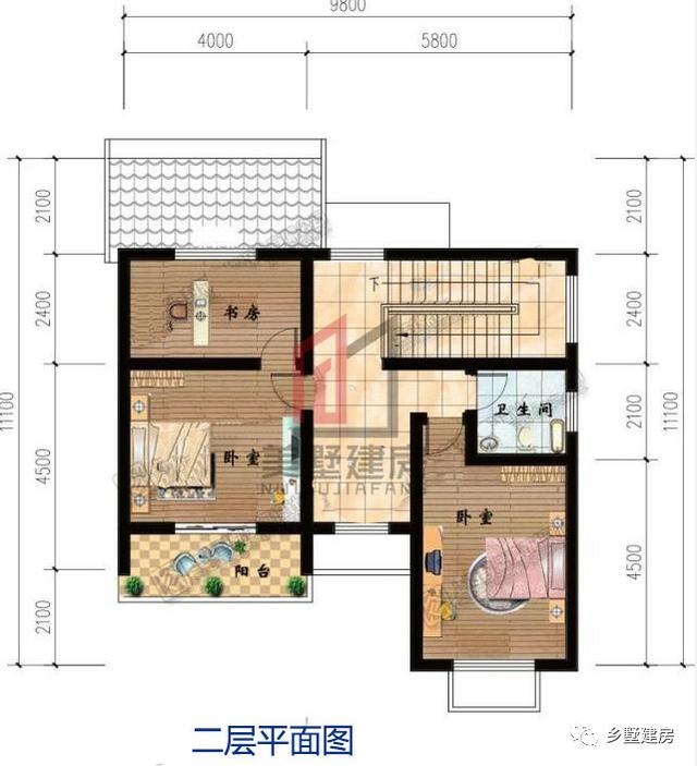 兩套農(nóng)村二層小別墅設計圖，其中一款占地86平，寬敞舒適，風格簡約純真，你不喜歡嗎？