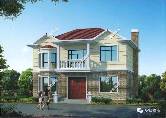 兩套農(nóng)村二層小別墅設計圖，其中一款占地86平，寬敞舒適，風格簡約純真，你不喜歡嗎？