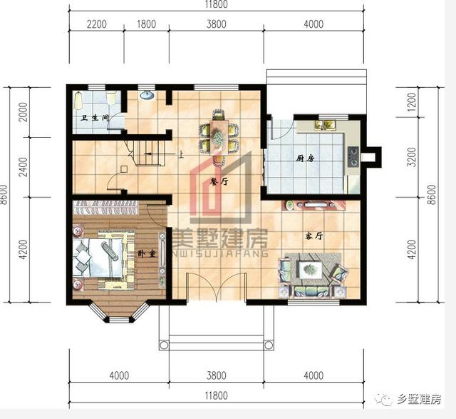 兩套農(nóng)村二層小別墅設計圖，其中一款占地86平，寬敞舒適，風格簡約純真，你不喜歡嗎？