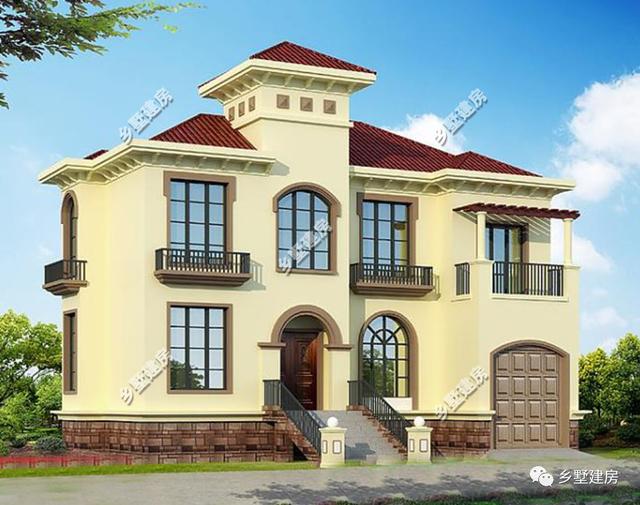 花25萬就能就成建成一套二層別墅設計圖，建出來的效果比效果圖還漂亮！