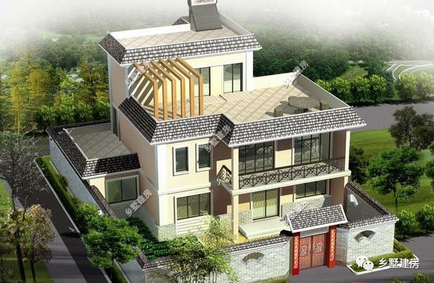 花25萬就能就成建成一套二層別墅設計圖，建出來的效果比效果圖還漂亮！