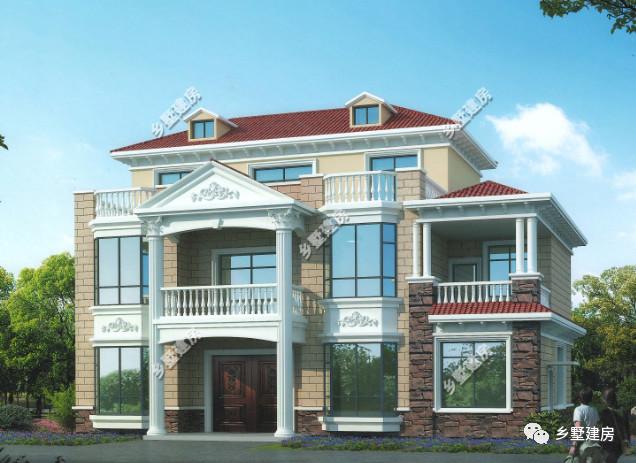 兩款二層農(nóng)村自建房，一款現(xiàn)代簡約風，一款田園風，50萬就能蓋出100萬的效果，人人都眼紅！