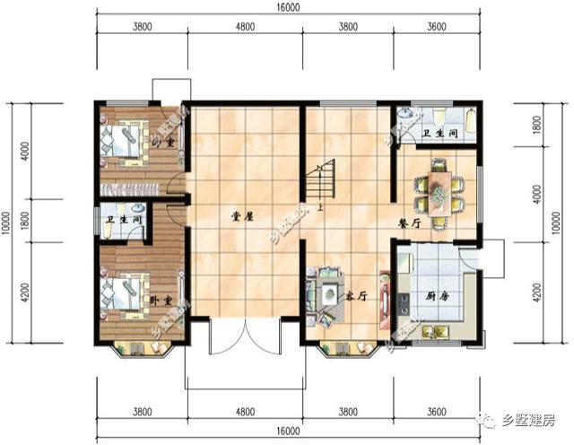 兩款二層農(nóng)村自建房，一款現(xiàn)代簡約風，一款田園風，50萬就能蓋出100萬的效果，人人都眼紅！