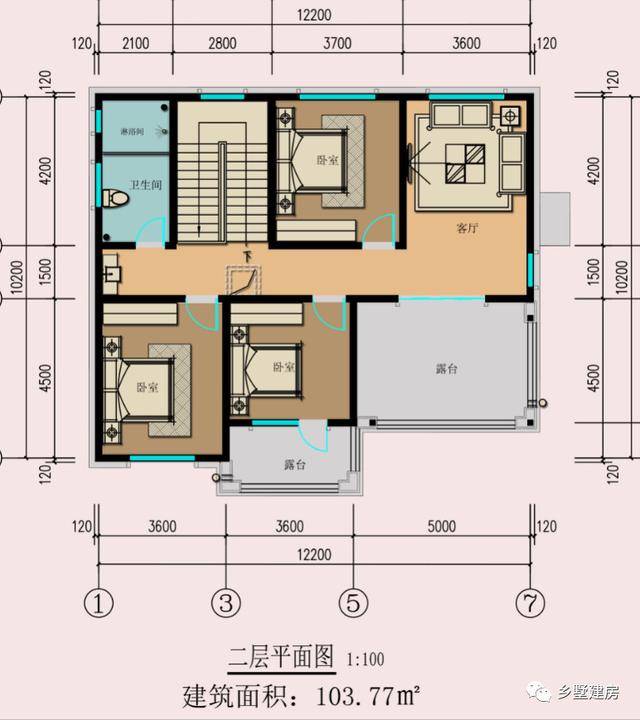 鄉(xiāng)村二層別墅設(shè)計(jì)圖，舒適便捷，寧靜祥和，你喜歡哪一款？