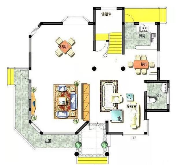 占地130平農(nóng)村三層別墅設(shè)計圖，蓋出來如同城堡一般，造價只要30萬！