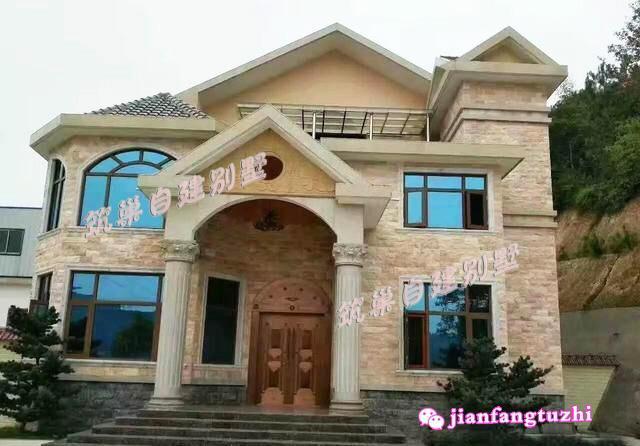 占地130平農(nóng)村三層別墅設(shè)計圖，蓋出來如同城堡一般，造價只要30萬！