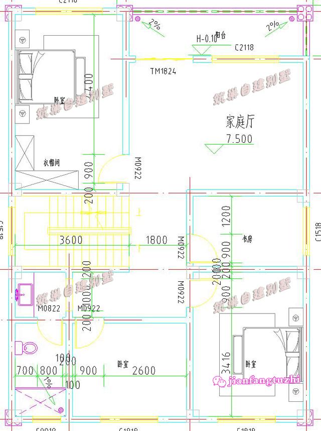兩套占地100米以內(nèi)的四層農(nóng)村自建房，造價(jià)35萬，適合人口較多的家庭建造！