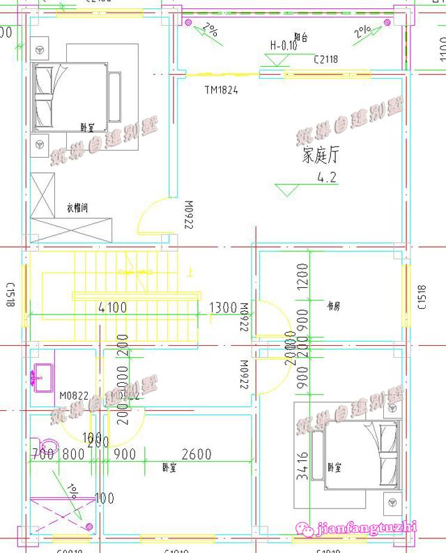 兩套占地100米以內(nèi)的四層農(nóng)村自建房，造價(jià)35萬，適合人口較多的家庭建造！