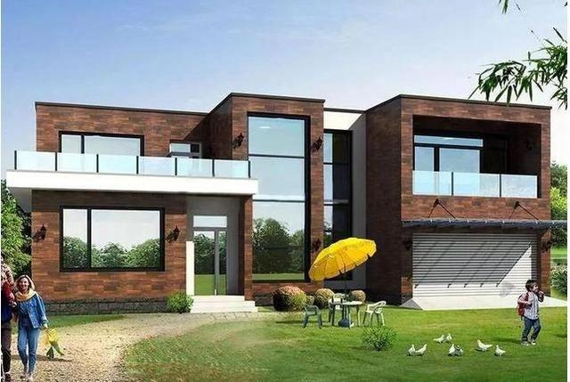 推薦兩款平屋頂現(xiàn)代風(fēng)別墅設(shè)計(jì)圖，比歐式建筑更美，比中式建筑更簡潔，一般人還真欣賞不了它的美。