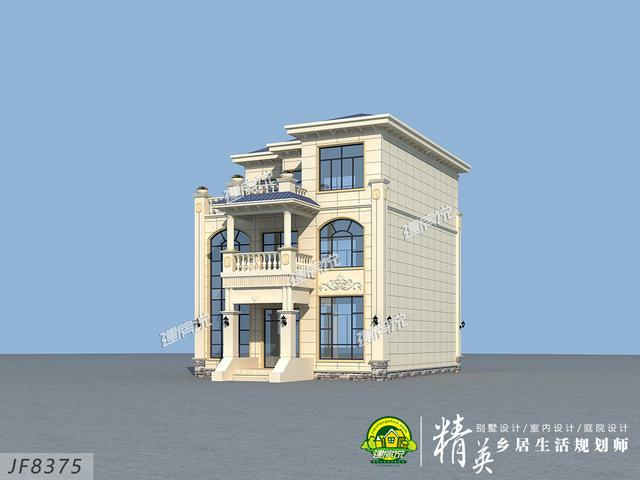 9米x13米三層簡(jiǎn)歐別墅設(shè)計(jì)圖，不僅要美觀，室內(nèi)布局還實(shí)用，圖紙給你準(zhǔn)備好了拿回家建吧