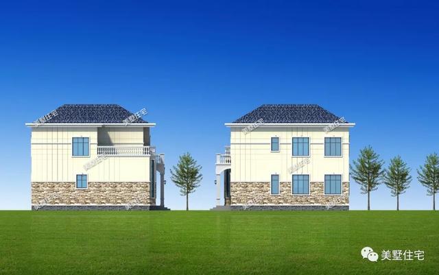 占地126平復(fù)式二層農(nóng)村自建房，帶衣帽房+洗衣房，經(jīng)濟又實用，不容易過時