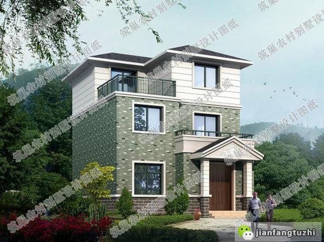 占地90平三層簡(jiǎn)歐農(nóng)村自建房，帶露臺(tái)，簡(jiǎn)單實(shí)用，預(yù)算不到25萬(wàn)！