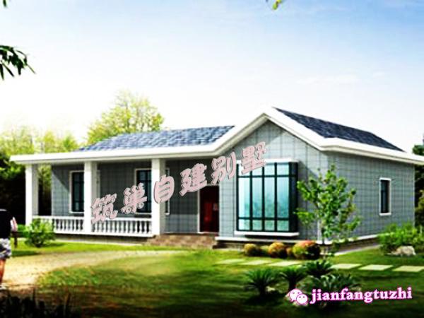 占地140平米小平房自建房，簡(jiǎn)單易建，帶農(nóng)村別墅案例實(shí)拍