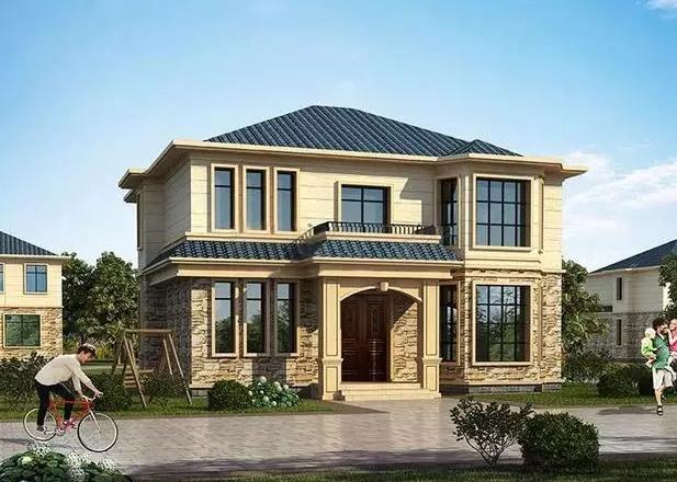 兩款二層農(nóng)村小戶(hù)型別墅自建房，第一款占地不足110平米，帶車(chē)庫(kù)設(shè)計(jì)更實(shí)用