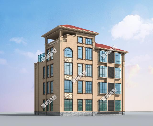 18.1mx15.4m農(nóng)村四層自建房，配備有家庭KTV、健身房、電梯，豪華大氣，算得上是百村心中的第一豪宅了！