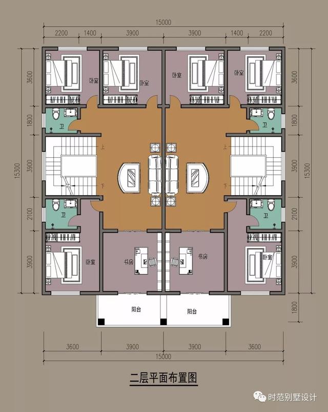 經(jīng)典的三層歐式雙拼別墅，單戶7米5小面寬，氣派實(shí)用有面子