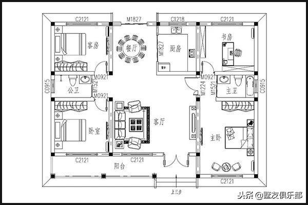14米X10.5米農(nóng)村一層自建房，簡(jiǎn)約又實(shí)用，經(jīng)濟(jì)實(shí)惠，還不趕緊收藏起來(lái)給父母準(zhǔn)備著嗎？