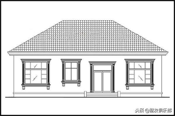 14米X10.5米農(nóng)村一層自建房，簡(jiǎn)約又實(shí)用，經(jīng)濟(jì)實(shí)惠，還不趕緊收藏起來(lái)給父母準(zhǔn)備著嗎？