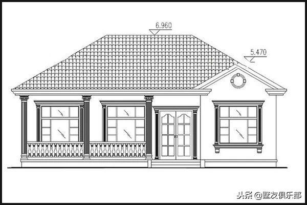 14米X10.5米農(nóng)村一層自建房，簡(jiǎn)約又實(shí)用，經(jīng)濟(jì)實(shí)惠，還不趕緊收藏起來(lái)給父母準(zhǔn)備著嗎？