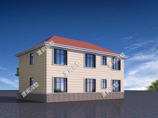 14.8米x9.6米農(nóng)村二層自建房，簡(jiǎn)單實(shí)用，住著舒服！