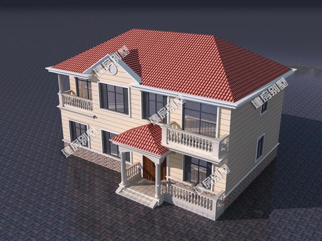 14.8米x9.6米農(nóng)村二層自建房，簡(jiǎn)單實(shí)用，住著舒服！