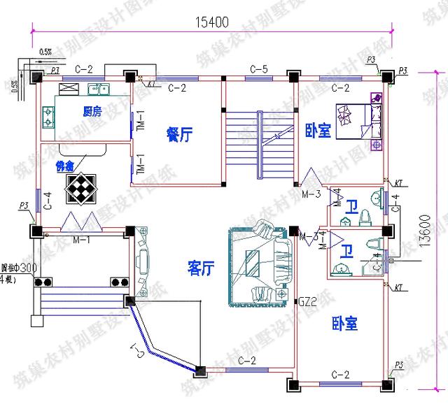 推薦2款款帶棋牌室的三層別墅設(shè)計圖，戶型一屋頂花園，只要25萬，戶型二帶地下室，奢華款70萬！