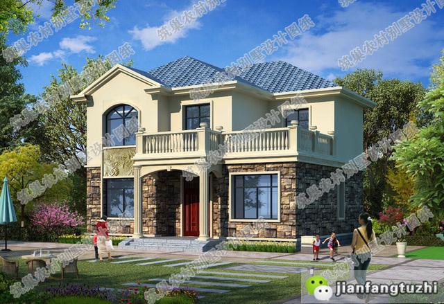 25萬(wàn)左右就能蓋起帶堂屋可放神位的農(nóng)村二層自建房設(shè)計(jì)圖，有你喜歡的嗎？