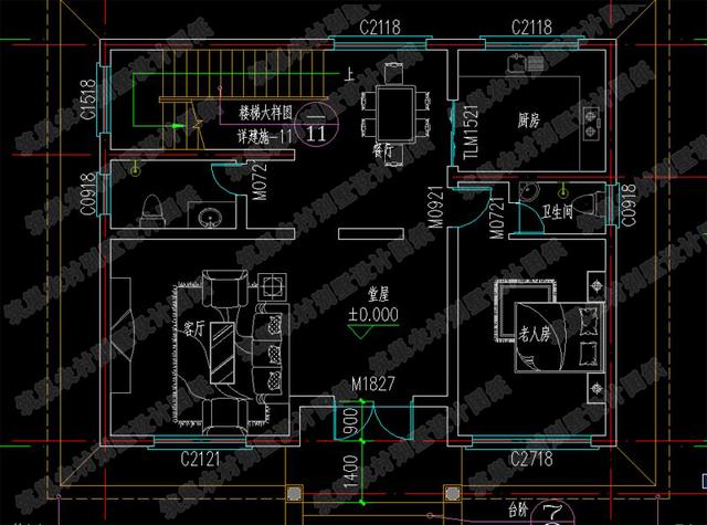 25萬(wàn)左右就能蓋起帶堂屋可放神位的農(nóng)村二層自建房設(shè)計(jì)圖，有你喜歡的嗎？