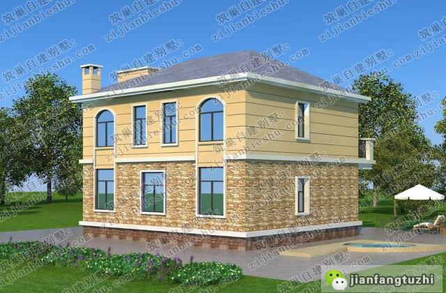 25萬(wàn)左右就能蓋起帶堂屋可放神位的農(nóng)村二層自建房設(shè)計(jì)圖，有你喜歡的嗎？