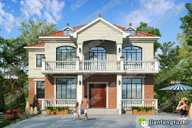 25萬(wàn)左右就能蓋起帶堂屋可放神位的農(nóng)村二層自建房設(shè)計(jì)圖，有你喜歡的嗎？