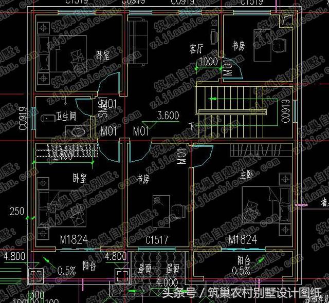 25萬(wàn)左右就能蓋起帶堂屋可放神位的農(nóng)村二層自建房設(shè)計(jì)圖，有你喜歡的嗎？